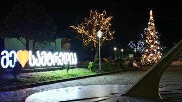 საახალწლოდ მორთული ულამაზესი სამტრედია