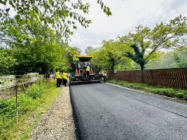 სამტრედიაში დიდ ჯიხაიშში ადგილობრივი მნიშვნელობის გზები იგება