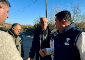 სამტრედიაში  საგზაო ინფრასტრუქტურის მოწყობის სამუშაოები აქტიურად მიმდინარეობს