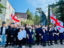 სამტრედიაში 9 აპრილს დაღუპულთა ხსოვნას პატივი მიაგეს
