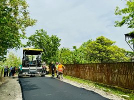 სამტრედიაში მთიან ზონაში საგზაო ინფრასტრუქტურა  წესრიგდება