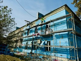 სამტრედიაში მრავალბინიანი კორპუსების  რეაბილიტაცია მიმდინარეობს