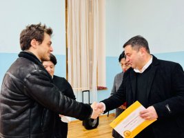 სამტრედიაში ოქროსა და ვერცხლის მედალოსნები დააჯილდოეს