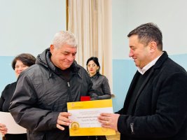სამტრედიაში ოქროსა და ვერცხლის მედალოსნები დააჯილდოეს