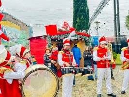 სამტრედიაში საქართველოს მთავრობის  ორგანიზებით საახალწლო ღონისძიები  ჩატარდა