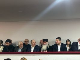 სამტრედიაში ეროსი მანჯგალაძის 100 წლის იუბილე საზეიმოდ აღინიშნა