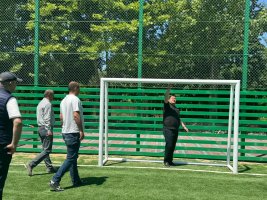 სამტრედიაში აქტიურად მიმდინარეობს სკვერების, საცხოვრებელი ბინებისა და სპორტული მოედნების განახლება