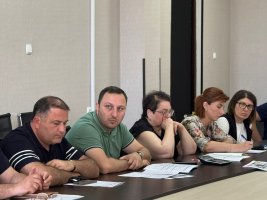 სამტრედიის მუნიციპალიტეტის მერიაში მერის, დავით ბახტაძის ხელმძღვანელობით სამუშაო თათბირი გაიმართა