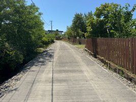 დაბლა გომის მე-6 ქუჩაზე ბეტონის გზის მოწყობა მიმდინარეობს