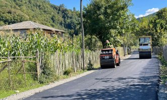სამტრედიაში აქტიურად მიმდინარეობს საგზაო ინფრასტრუქტურის განახლება