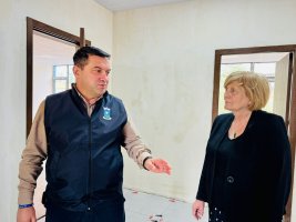 ახალი ჯანდაცვის ცენტრის მშენებლიბა დასრულების ეტაპზეა
