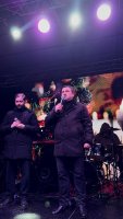 სამტრედიაში საზეიმოდ აინთო ქალაქის მთავარი საახალწლო ნაძვის ხე